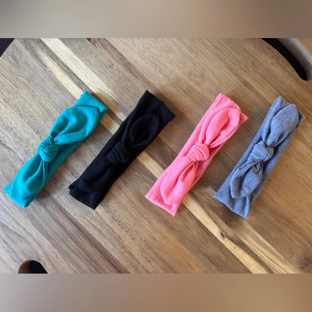 Multi-Colored Headband 4-Pack